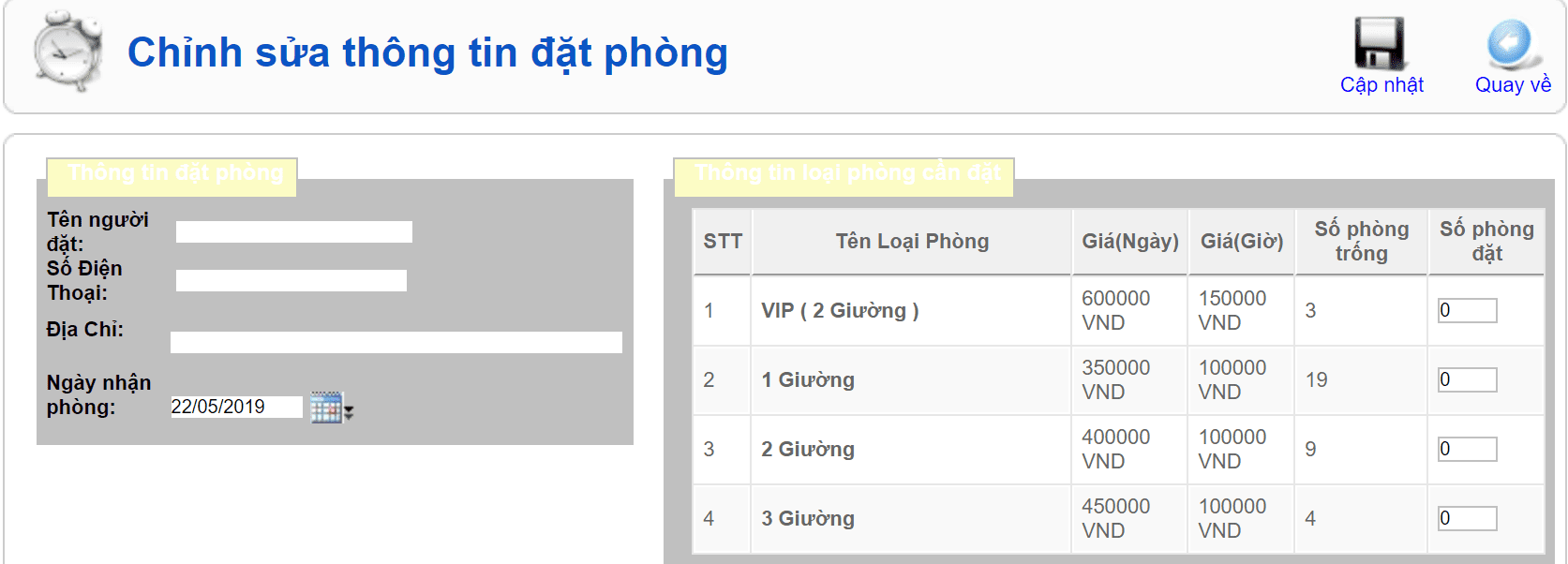 HƯỚNG DẪN SỬ DỤNG PHẦN MỀM QUẢN LÝ KHÁCH SẠN QNIHOTEL