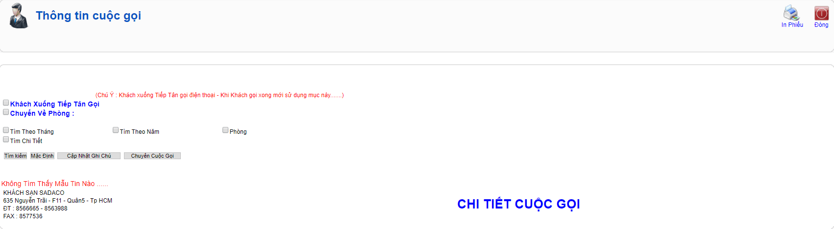HƯỚNG DẪN SỬ DỤNG PHẦN MỀM QUẢN LÝ KHÁCH SẠN QNIHOTEL