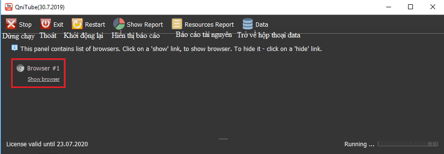 HƯỚNG DẪN SỬ DỤNG PHẦN MỀM QNITUBE
