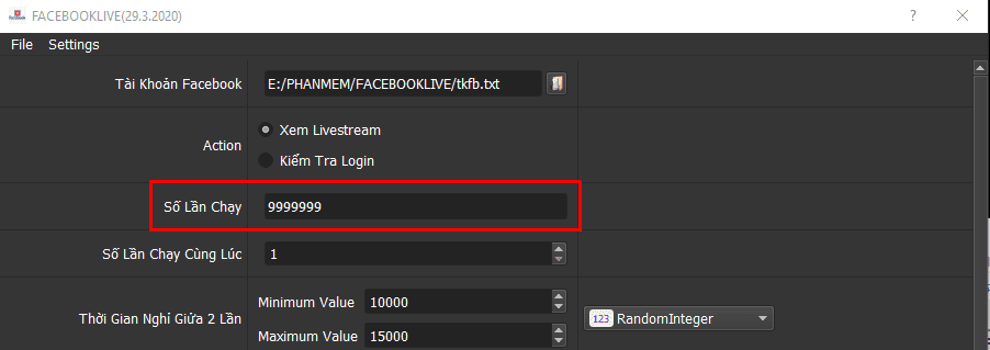 Phần Mềm Tăng Lượt Xem Livestream Facebook