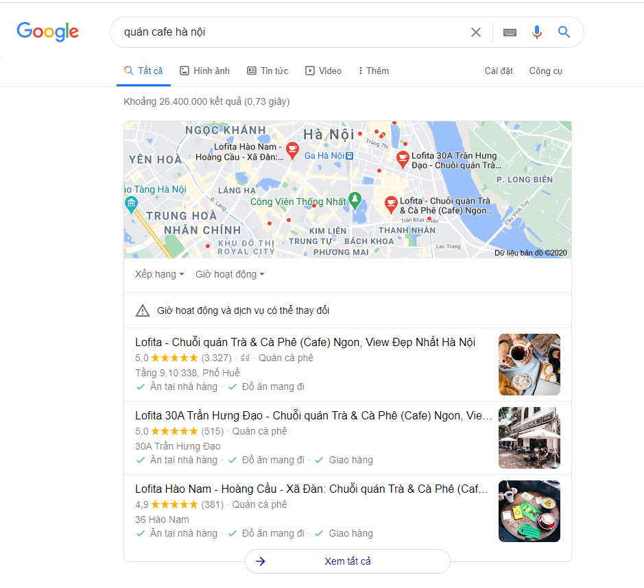 dịch vụ seo google maps