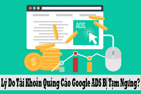 Google ads bị tạm ngưng