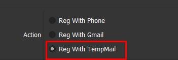 Tạo tài khoản Facebook từ TempMail