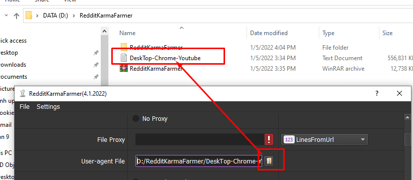 File trình duyệt ảo -RedditKarmaFarmer tool