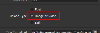 Chọn Image or Video