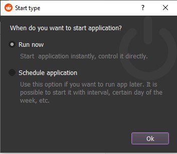 Lên lịch để chạy - Reddit Automation Tool