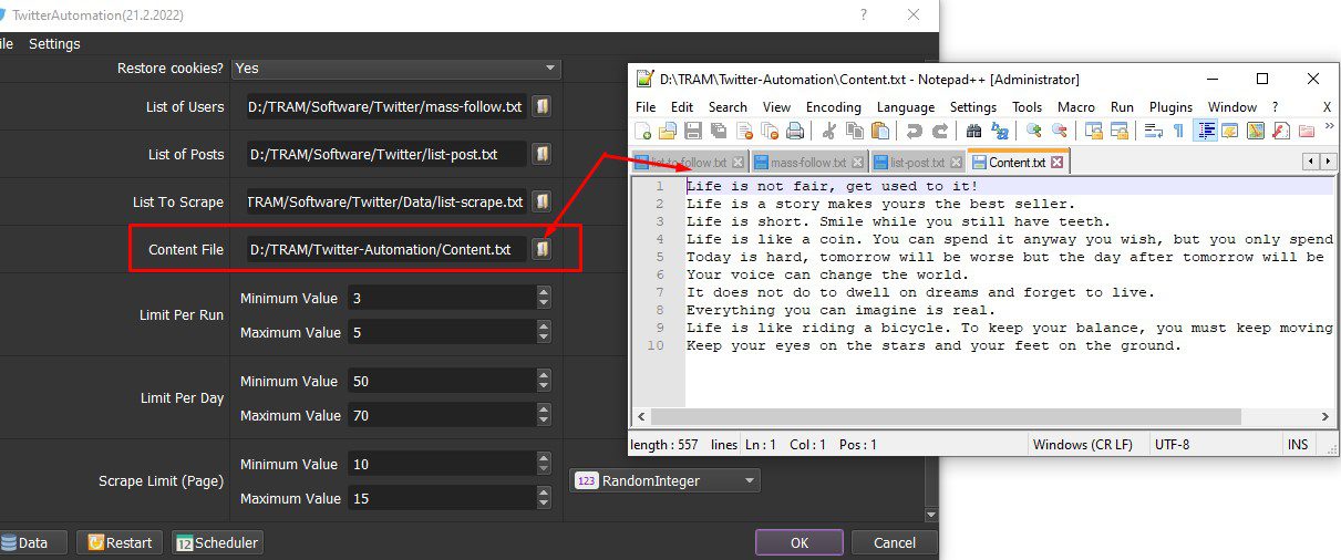 Soạn nội dung cần reply - Tool nuôi Twitter