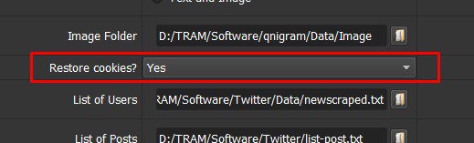 Restore Cookies - Tool nuôi Twitter