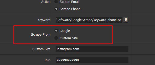 2 lựa chọn để thu thập thông tin - Google Scraper