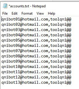 File Email để tạo tài khoản Spotify