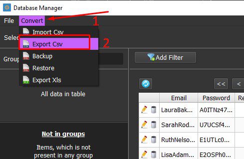Xuất các tài khoản Mail.Ru - Tool reg Mail.Ru
