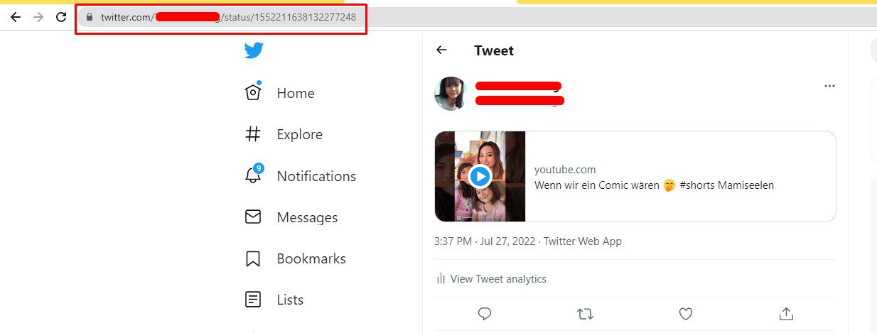 Copy link cần lấy