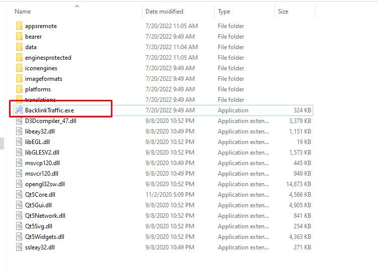 Nhấn vào file Back
