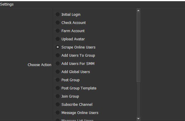 Các chức năng của phần mềm kéo mem Telegram