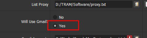 Dùng Gmail trong phần mềm tăng truy cập website