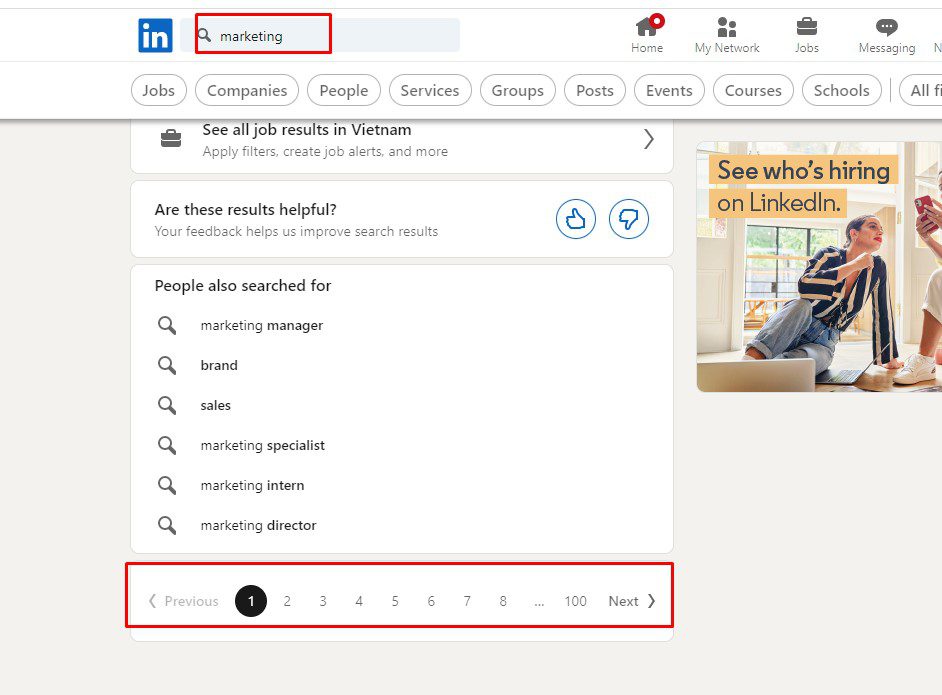 Giới hạn trang để thu thập - Phần mềm LinkedIn Automation