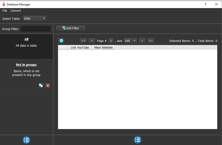 Nhập Data vào từng mục tương ứng - Phần mềm truy cập website