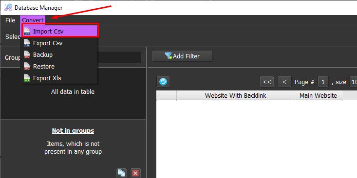Nhập file vào phần mềm tăng truy cập website - Phần mềm Social Traffic Bot