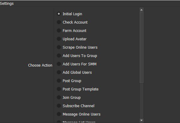 Các chức năng tool Telegram