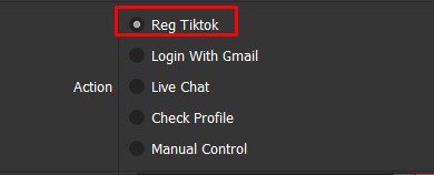 Reg nick Tiktok 