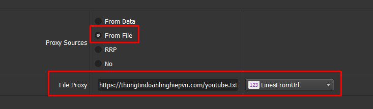 Url proxy - Phần mềm cày view Youtube