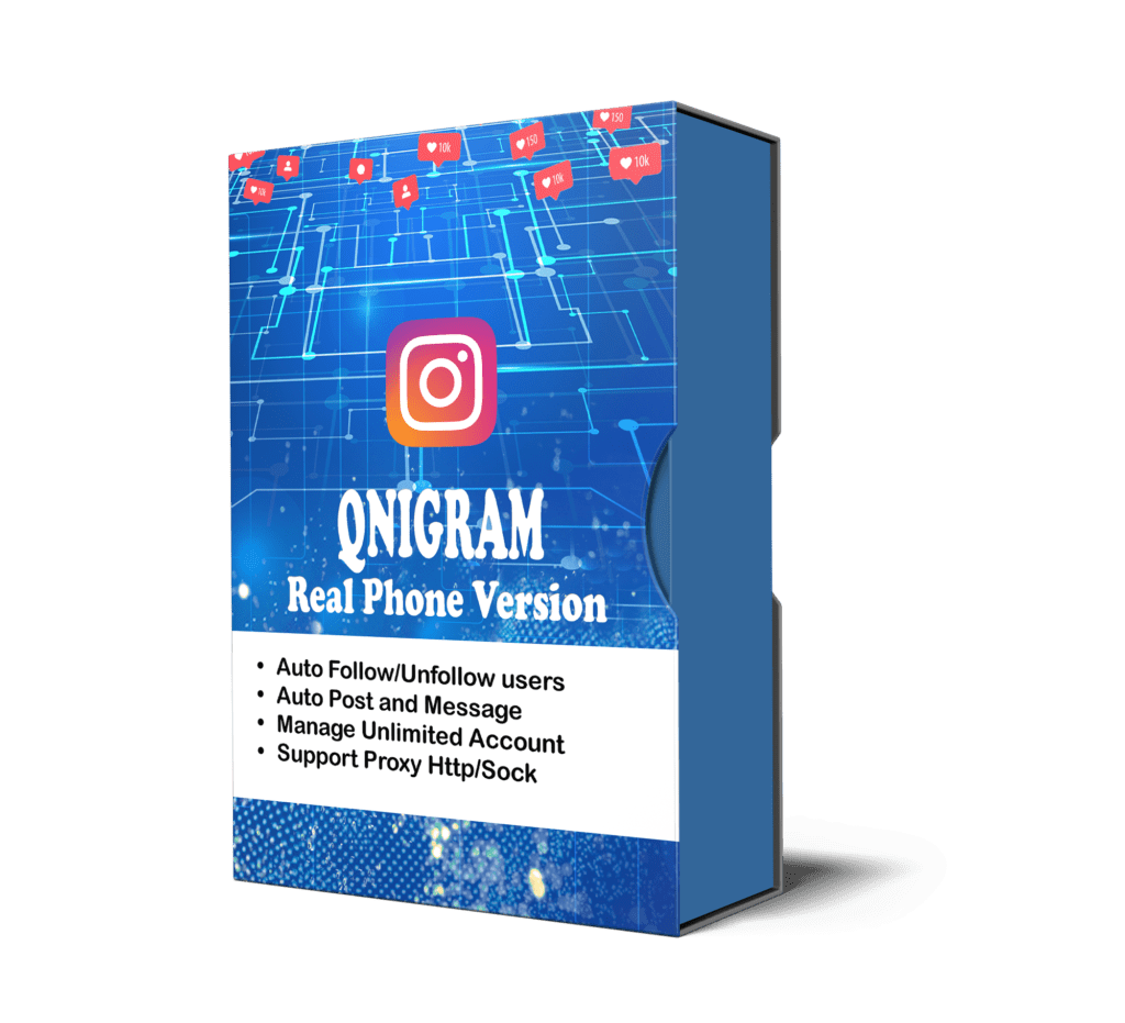 Phần mềm Qnigram - Phần mềm Instagram phone farm