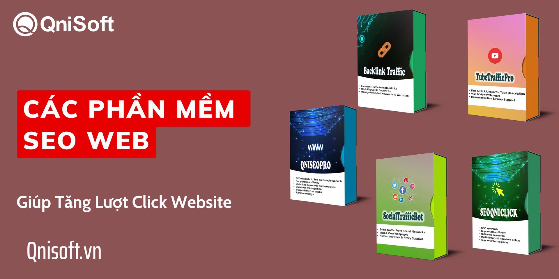Các phần mềm SEO web - Tăng lượt click website