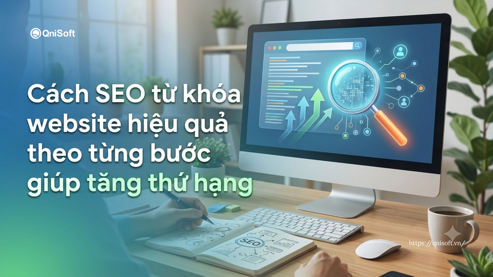 Cách SEO từ khóa website hiệu quả theo từng bước giúp tăng thứ hạng